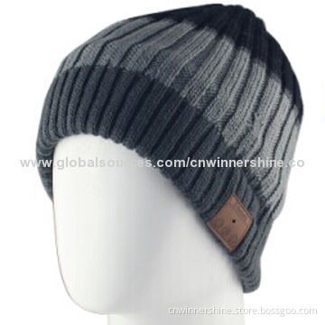 Bluetooth Beanie with Headphone Listening Music and Take the Phone Hands Freely